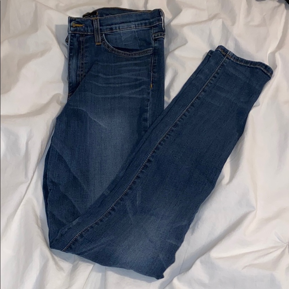 flying monkey dark wash skinny jeans
